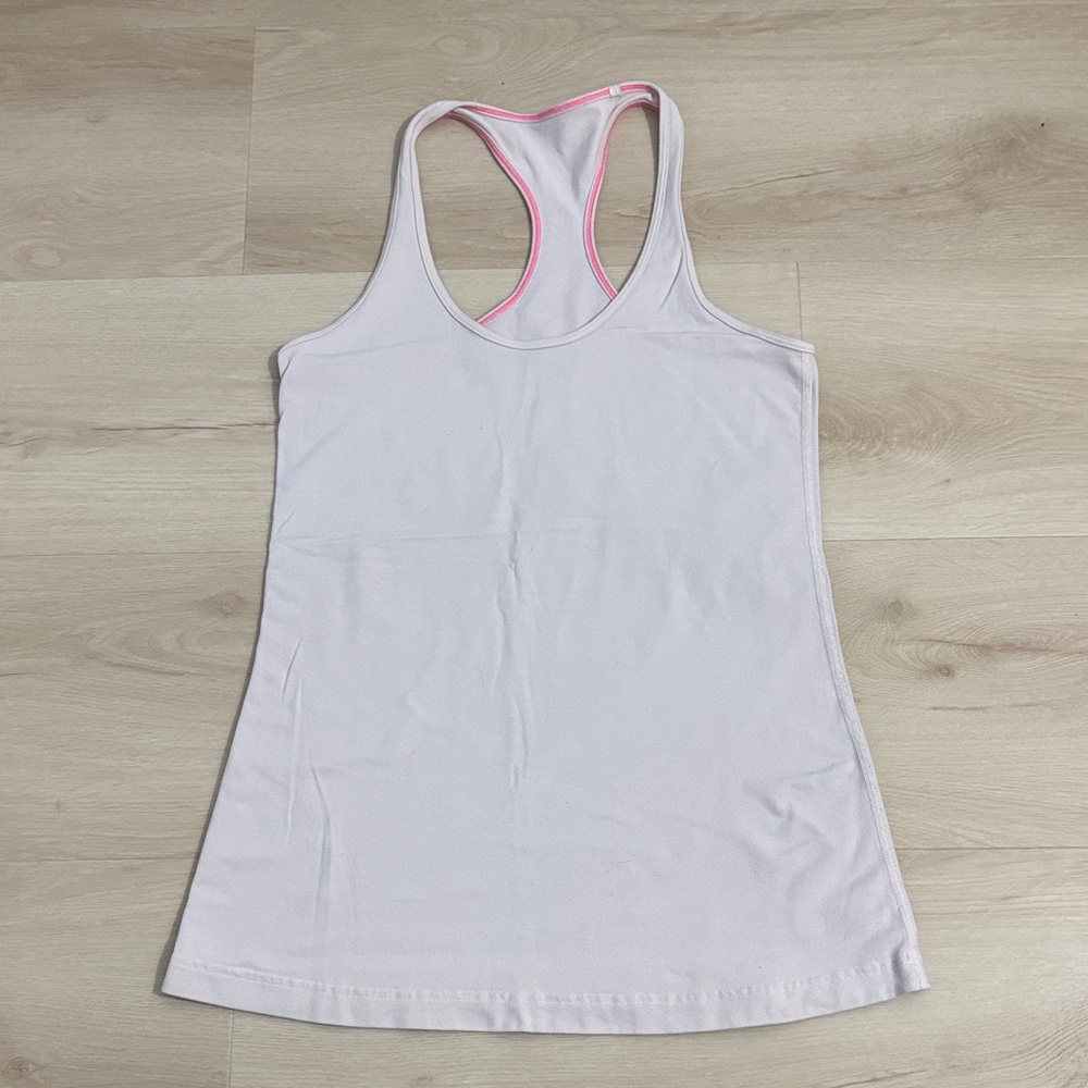 Lululemon light pink Tank and gray capris Set athletic, casual, workout, sporty - Picture 7 of 7